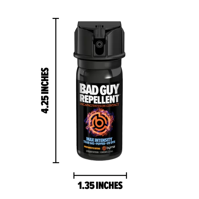 Bad Guy Repellant Dimensions