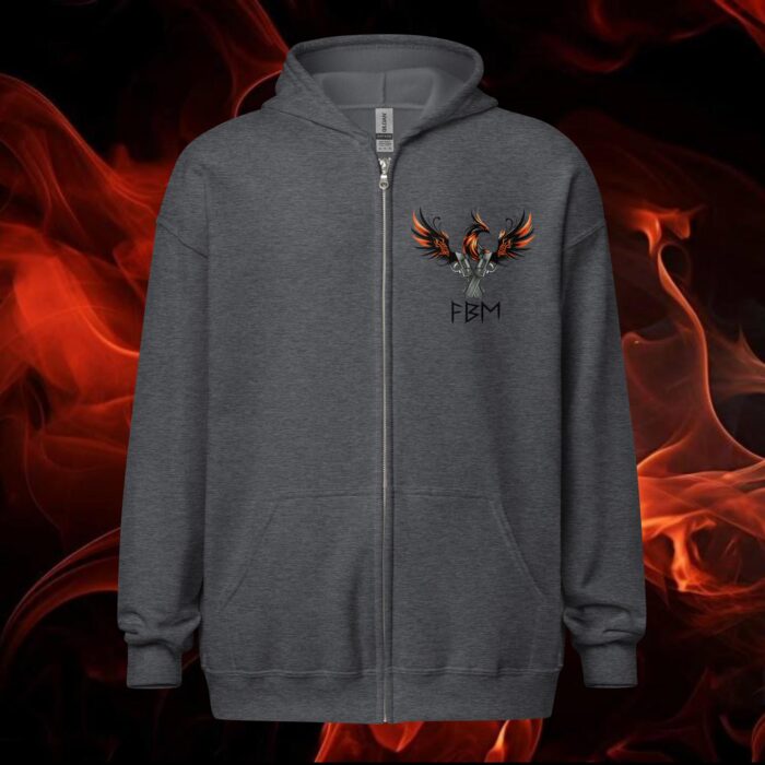 Printed Zip Hoodie - Image 2
