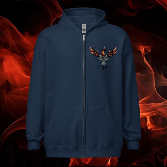 Printed Zip Hoodie - Image 3