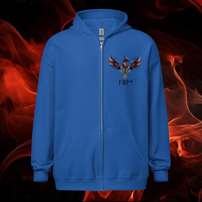 Printed Zip Hoodie - Image 4