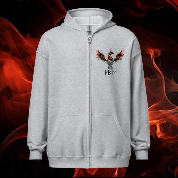 Printed Zip Hoodie - Image 5